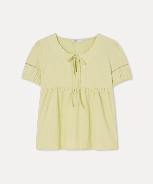 MIXXO MIXXO Ribbon Shirring Blouse