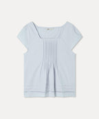 MIXXO MIXXO Linen Pin Tuck Blouse