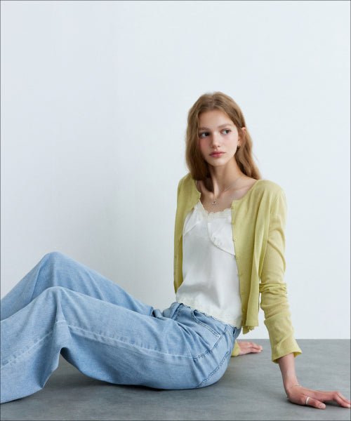 MIXXO MIXXO Light Wide Fit Denim Pants