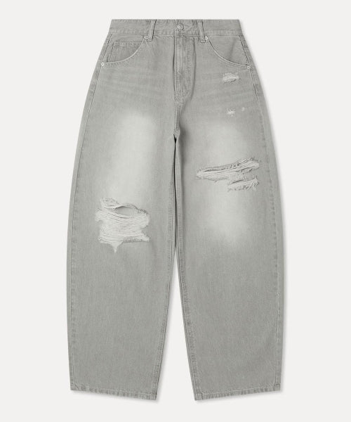 MIXXO MIXXO Denim Curved Pants C