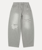 MIXXO MIXXO Denim Curved Pants C