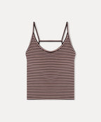 MIXXO MIXXO Striped Cap Tank Top C
