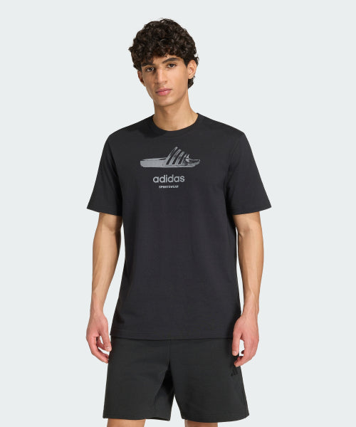 ADIDAS ADIDAS Summer Slide Graphic T-Shirt Size