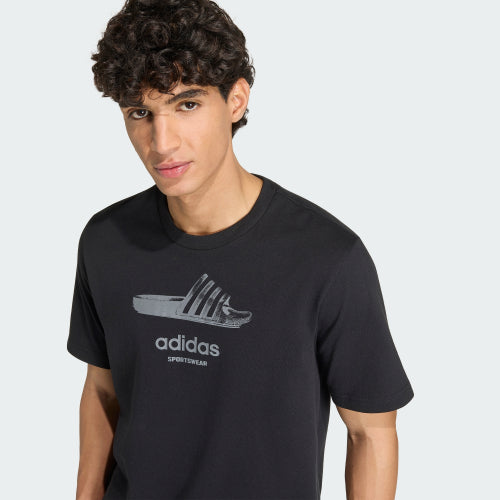 ADIDAS ADIDAS Summer Slide Graphic T-Shirt Size
