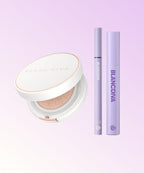 BLANCDIVA BLANCDIVA Glim Coverage Cushion Original + Curl Booster Mascara Black + Easy Sleek Eyeliner Deep Brown