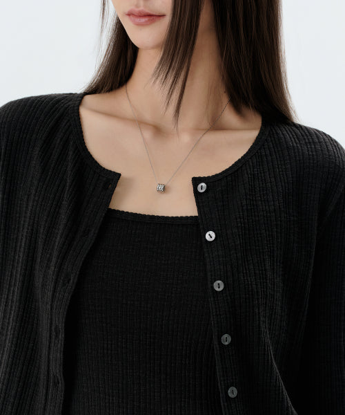 MUSINSA STANDARD WOMAN MUSINSA STANDARD WOMAN Cardigan Set Black