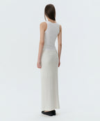 MUSINSA STANDARD WOMAN MUSINSA STANDARD WOMAN Slub Ribbed Maxi Skirt [Ivory]