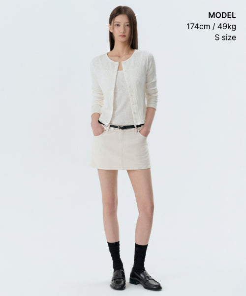 MUSINSA STANDARD WOMAN MUSINSA STANDARD WOMAN Cardigan Set [Ivory]