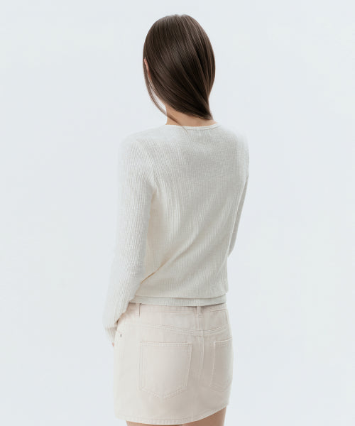 MUSINSA STANDARD WOMAN MUSINSA STANDARD WOMAN Cardigan Set [Ivory]