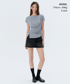 MUSINSA STANDARD WOMAN MUSINSA STANDARD WOMAN T-Shirt Greyish Blue