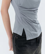 MUSINSA STANDARD WOMAN MUSINSA STANDARD WOMAN T-Shirt Greyish Blue