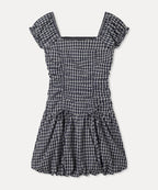MIXXO MIXXO Mini Dress Check Shirring