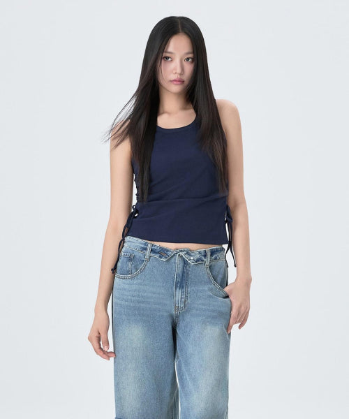 MIXXO MIXXO Shirring Tank Top T-Shirt C