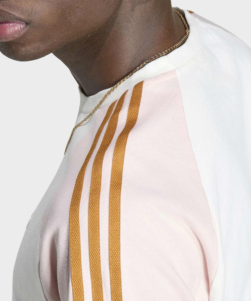 ADIDAS ADIDAS T-Shirt Washed Kali Tee - White: Sand Pink