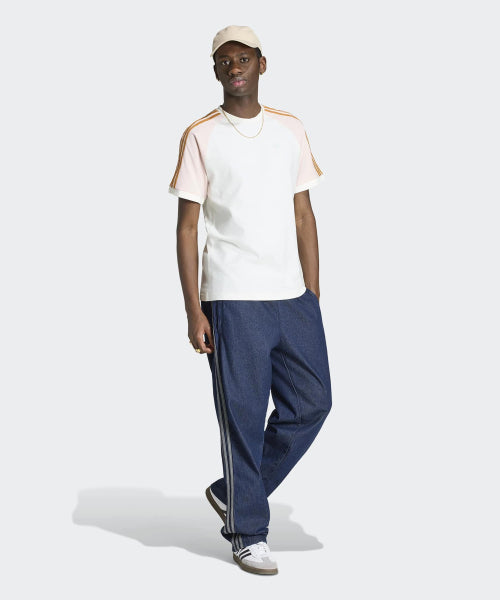 ADIDAS ADIDAS T-Shirt Washed Kali Tee - White: Sand Pink