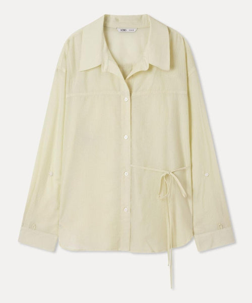 MIXXO MIXXO Shirt See-through belted