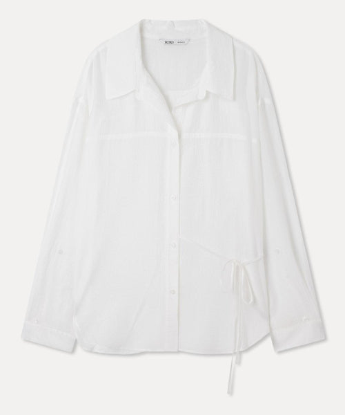 MIXXO MIXXO Shirt See-through belted