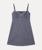 MIXXO MIXXO Shirring Pattern Dress Size C