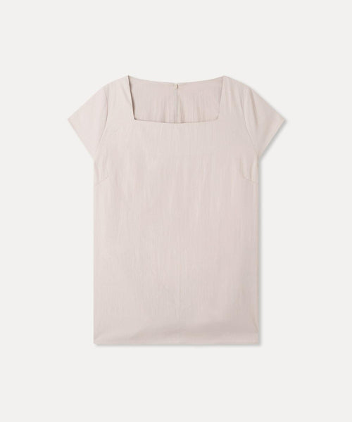 MIXXO MIXXO Shirt Square Neck Back Detail