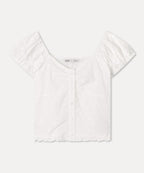 MIXXO MIXXO Eyelet Frill Blouse S