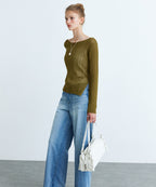 MIXXO MIXXO Layered Strap Knit Sweater