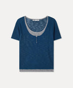 MIXXO MIXXO Layered Short Sleeve Knit C