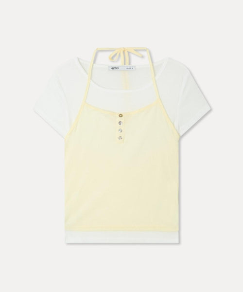 MIXXO MIXXO T-Shirt Halter Layered C
