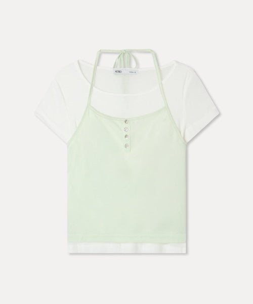 MIXXO MIXXO T-Shirt Halter Layered C