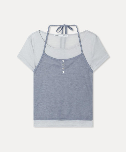 MIXXO MIXXO T-Shirt Halter Layered C