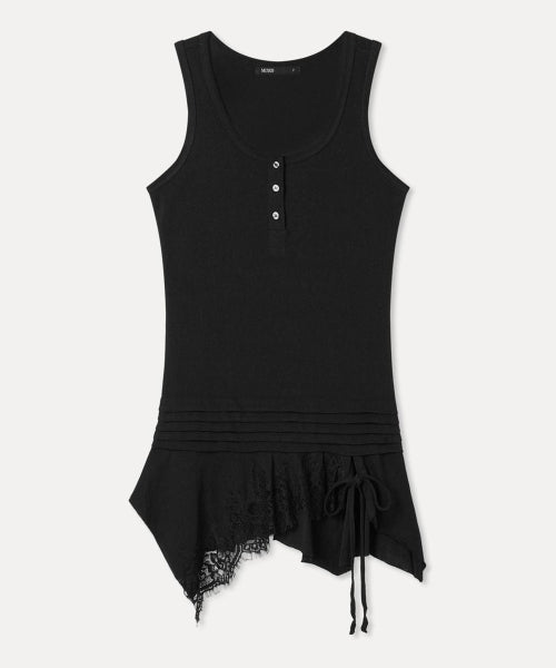 MIXXO MIXXO Lace Uncut Layered Dress S