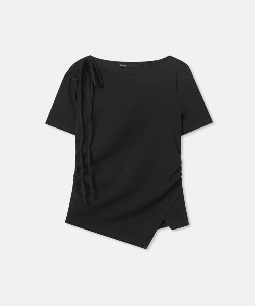 MIXXO MIXXO T-Shirt Shoulder Shirring Short Sleeve