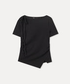 MIXXO MIXXO T-Shirt Shoulder Shirring Short Sleeve
