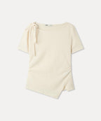 MIXXO MIXXO T-Shirt Shoulder Shirring Short Sleeve
