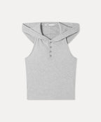 MIXXO MIXXO Ribbed Tank Top Hoodie