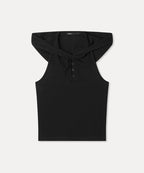 MIXXO MIXXO Ribbed Tank Top Hoodie