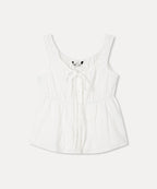 MIXXO MIXXO Ribbon Shirring Tank Top Blouse - Size S