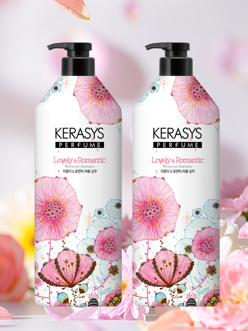 KERASYS Perfume Shampoo + Rinse 980ml 2-pack (Lovely Romantic/Elegance Sensual)