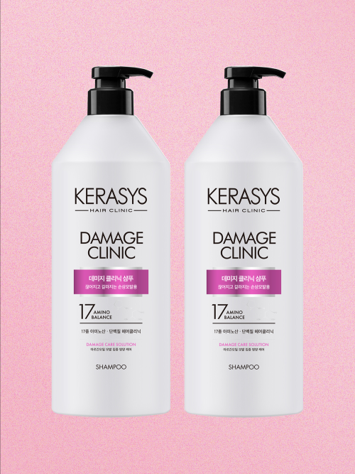 KERASYS Choose 2 Kerasys Clinic Shampoo + Rinse 980ml (Damage/Scalp)