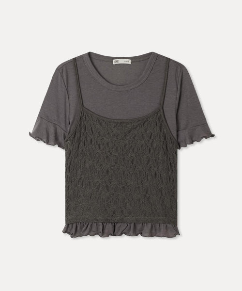 MIXXO MIXXO T-Shirt Lace Bustier C