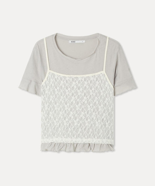 MIXXO MIXXO T-Shirt Lace Bustier C