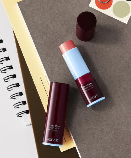 AGE 20'S AGE 20'S Sleek Glaze Blush Stick 2PACK