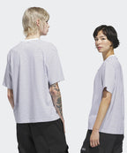 ADIDAS ADIDAS T-Shirt Yarn Dyed - White: Dark Blue