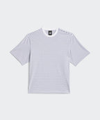 ADIDAS ADIDAS T-Shirt Yarn Dyed - White: Dark Blue