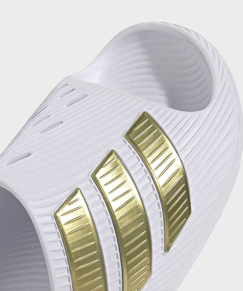 ADIDAS ADIDAS Pure Chill Slide - White: Gold Metallic