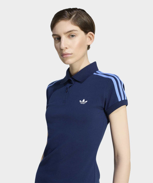 ADIDAS ADIDAS 3-Stripe Polo - Night Indigo: Blue