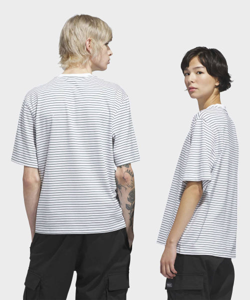 ADIDAS ADIDAS T-Shirt Yarn Dyed - White:Green