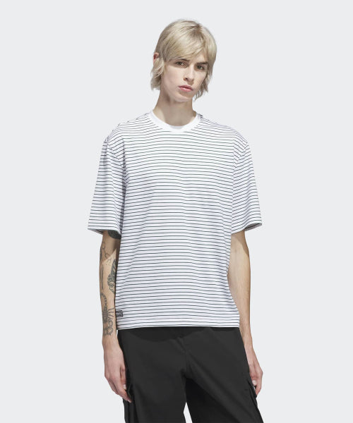 ADIDAS ADIDAS T-Shirt Yarn Dyed - White:Green