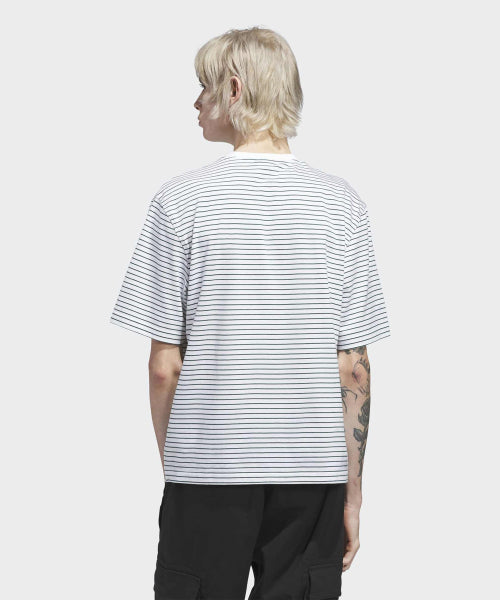 ADIDAS ADIDAS T-Shirt Yarn Dyed - White:Green