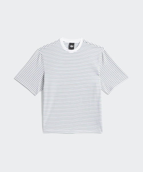 ADIDAS ADIDAS T-Shirt Yarn Dyed - White:Green