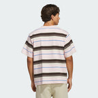 ADIDAS ADIDAS Striped Crew Neck Tee Size